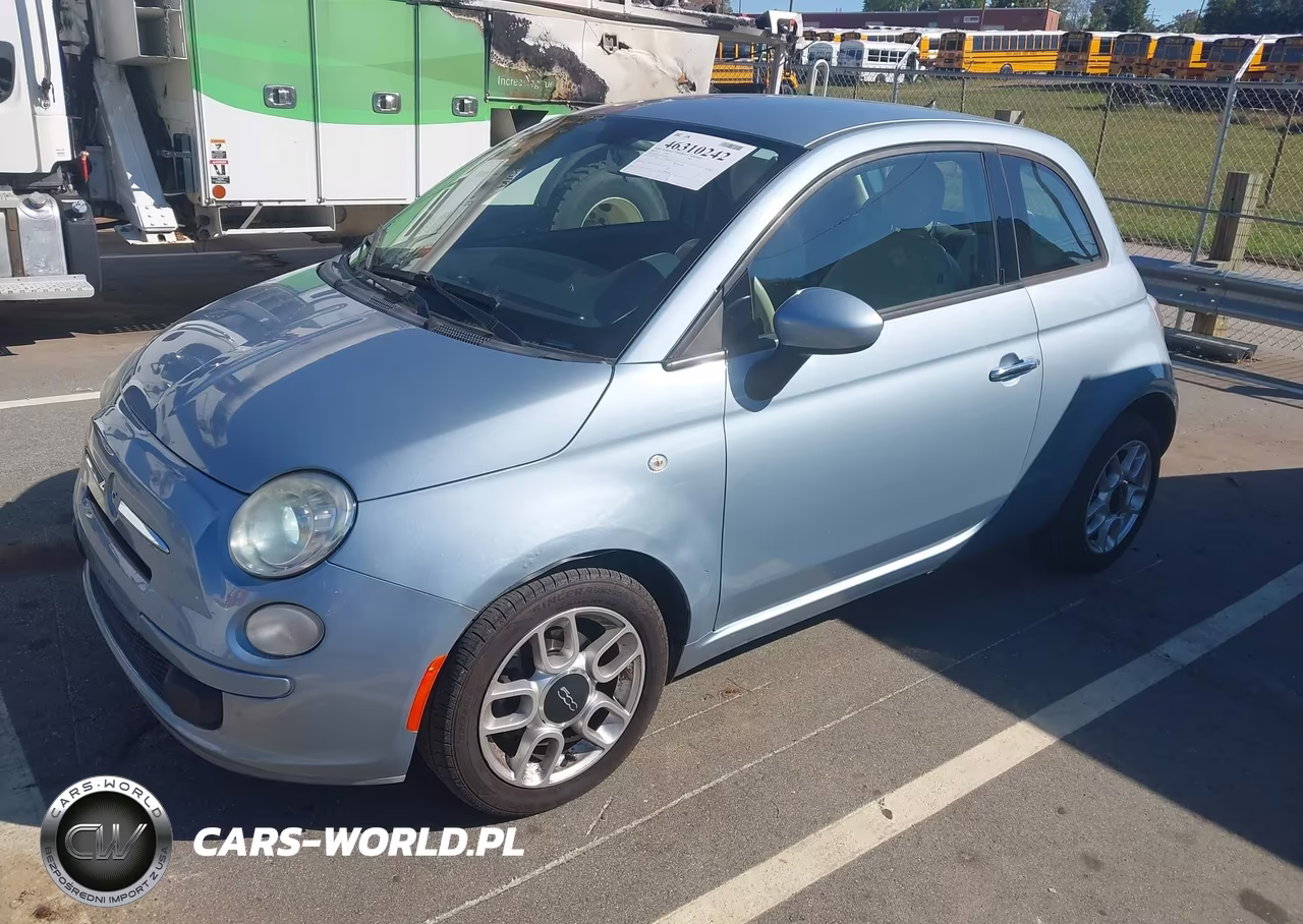 2013 Fiat 500 Pop VIN:3C3CFFAR0DT751186 - 2