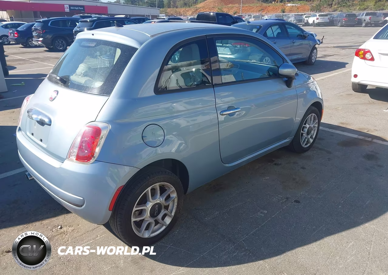 2013 Fiat 500 Pop VIN:3C3CFFAR0DT751186 - 4