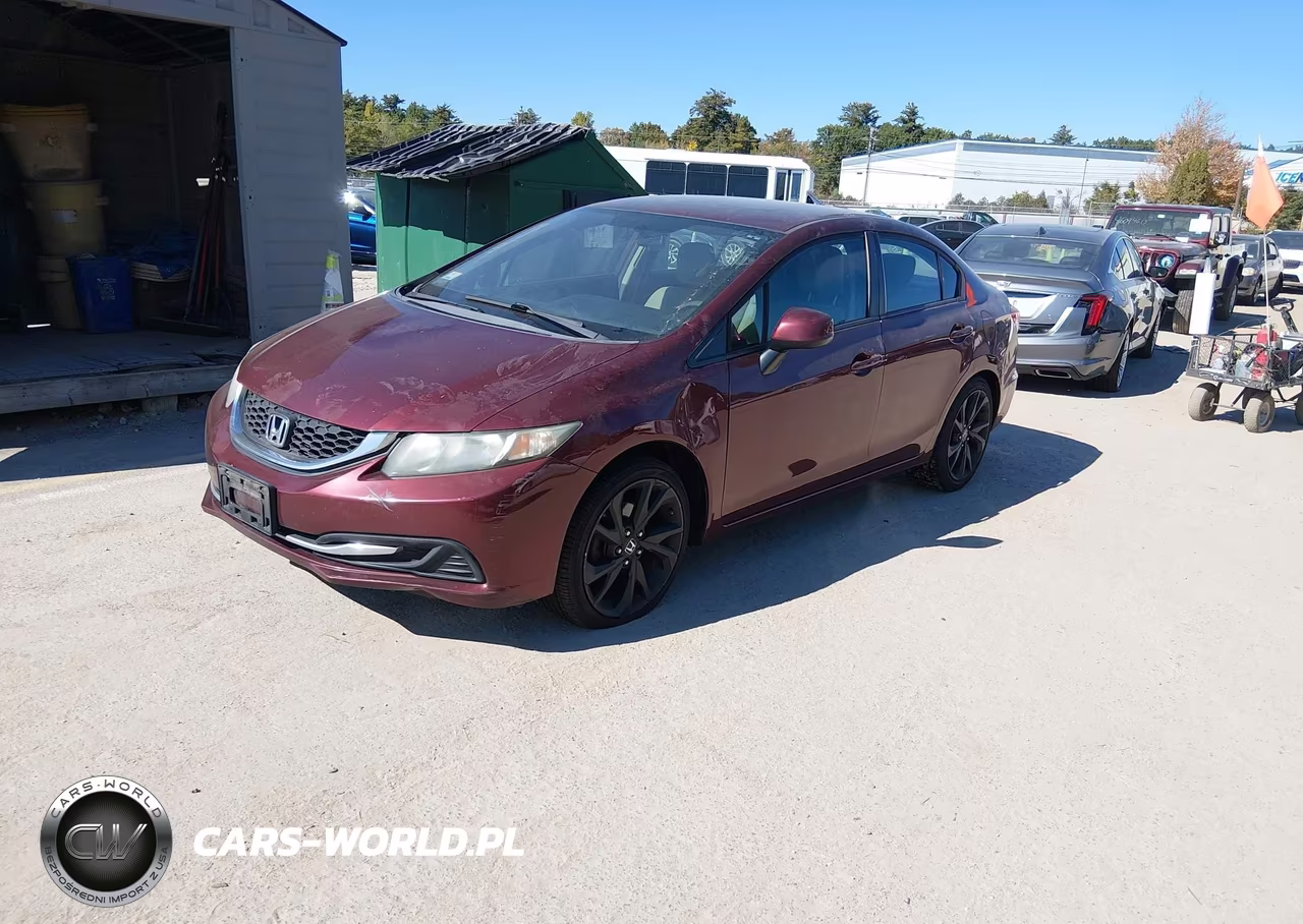 2013 Honda Civic Lx VIN:2HGFB2F56DH595989 - 2