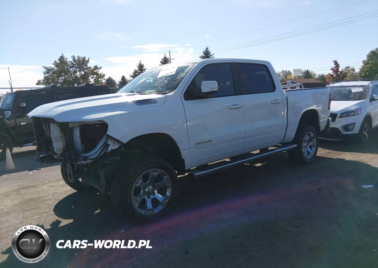 2019 Ram 1500 Big Horn-Lone Star 4X4 5'7 Box VIN:1C6SRFFT7KN676042 - 2