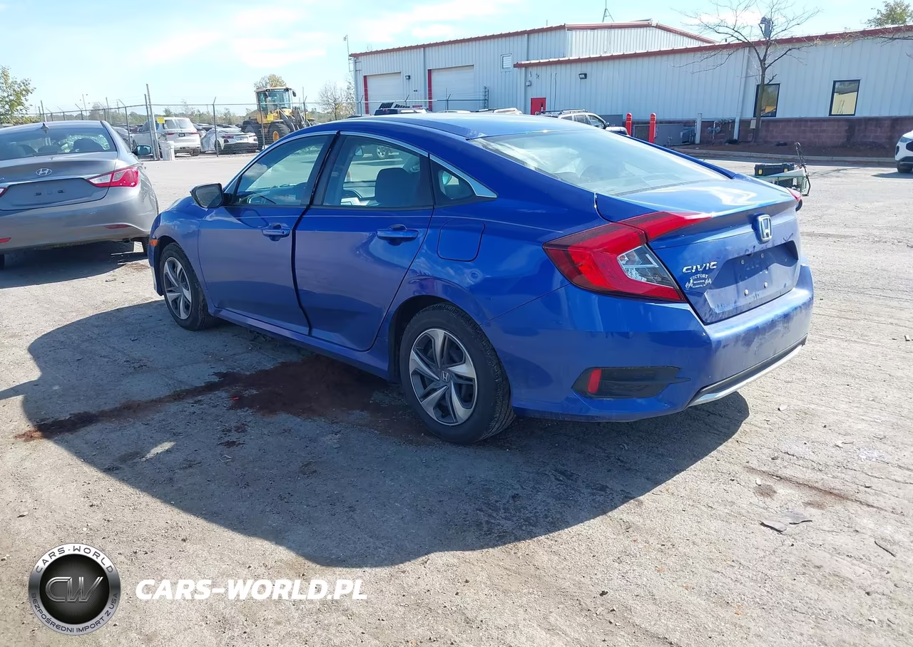 2020 Honda Civic Lx VIN:2HGFC2F65LH602466 - 3