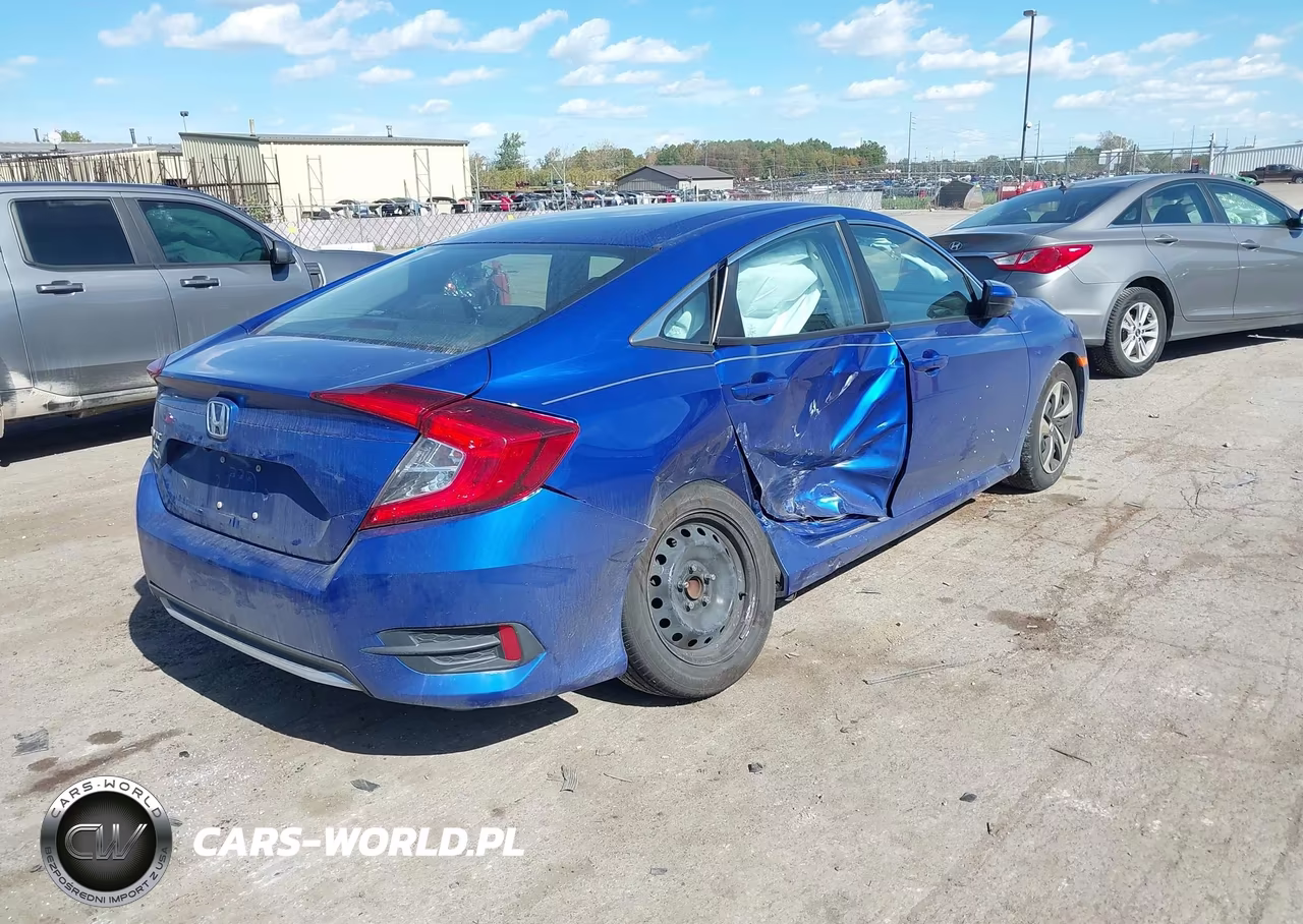 2020 Honda Civic Lx VIN:2HGFC2F65LH602466 - 4