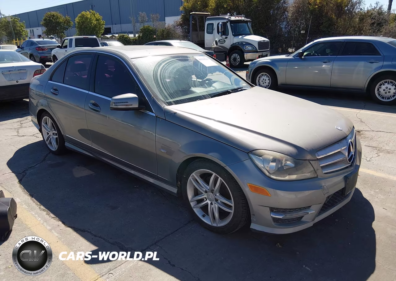 2012 Mercedes-Benz C 250 Sport VIN:WDDGF4HB1CR217878 - 1
