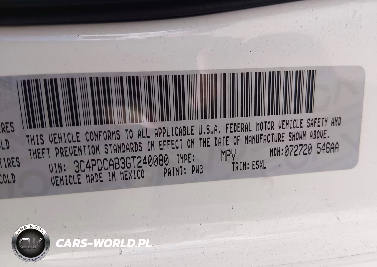 2016 Dodge Journey Se VIN:3C4PDCAB3GT240080 - 9