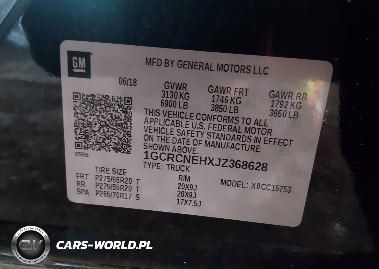 2018 Chevrolet Silverado 1500 Wt VIN:1GCRCNEHXJZ368628 - 9