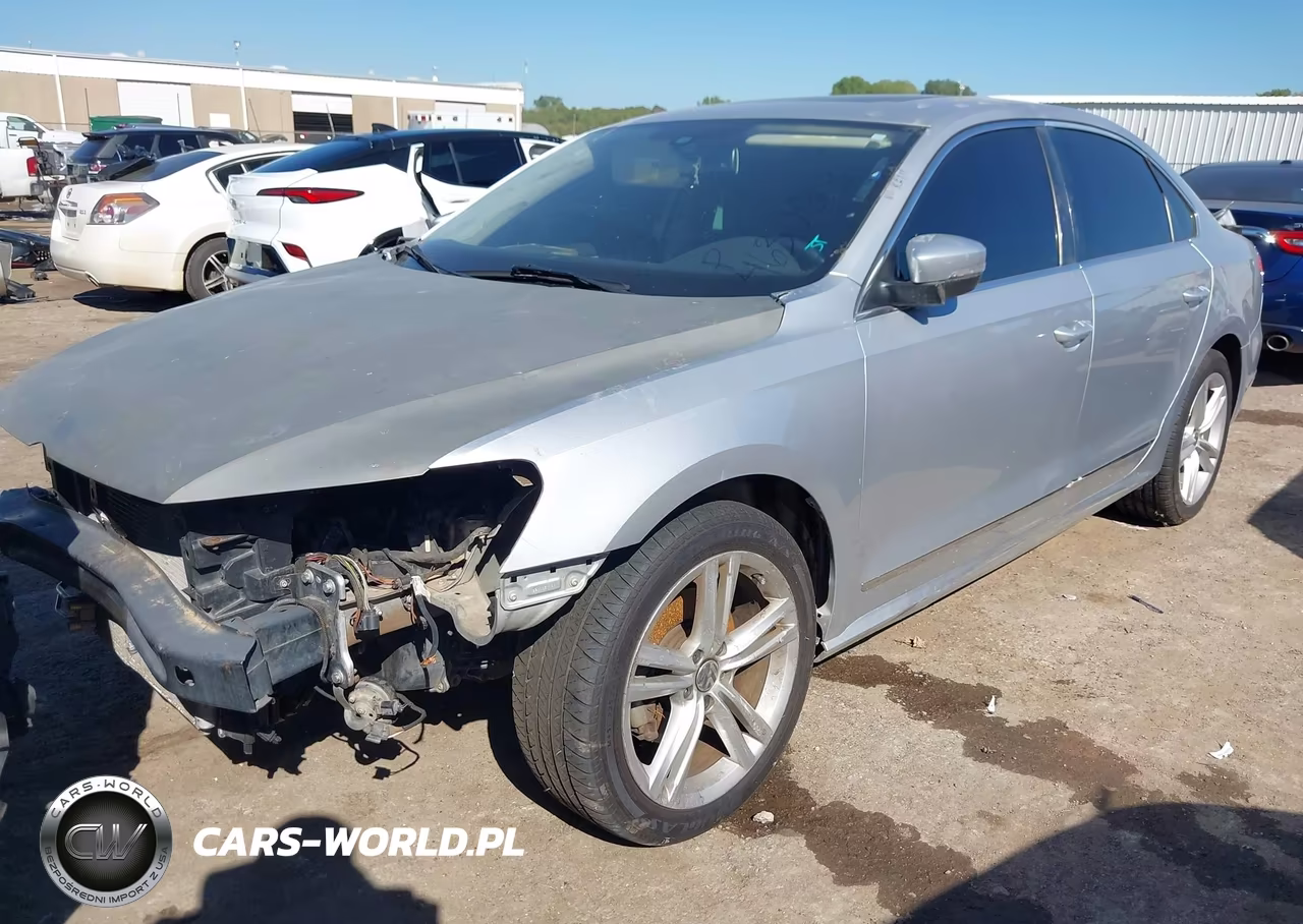 2013 Volkswagen Passat 2.0L Tdi Se VIN:1VWBN7A37DC006679 - 2