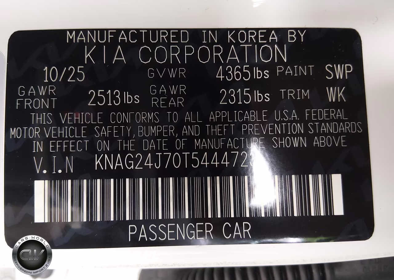 2026 Kia K5 Lxs Fwd VIN:KNAG24J70T5444723 - 9