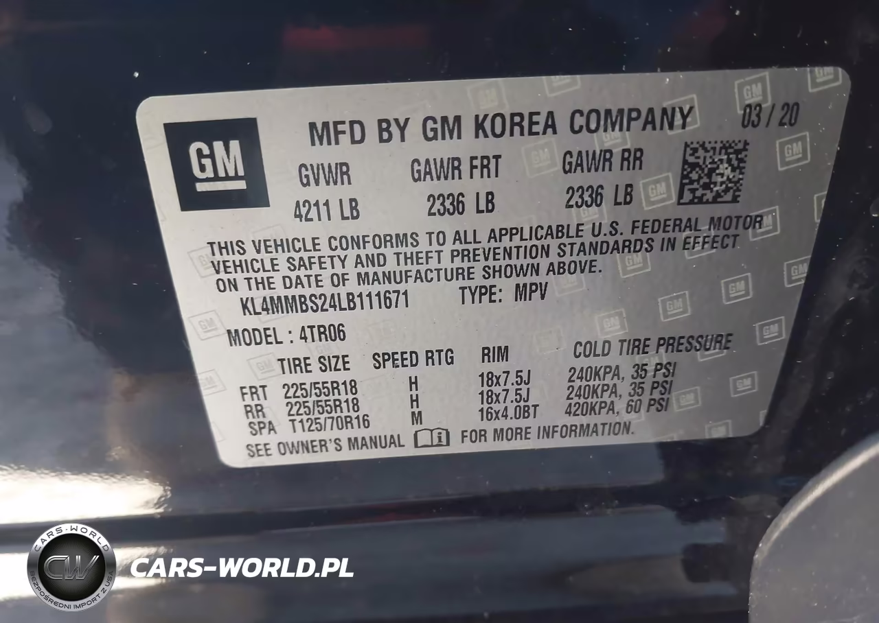 2020 Buick Encore Gx Fwd Preferred VIN:KL4MMBS24LB111671 - 9