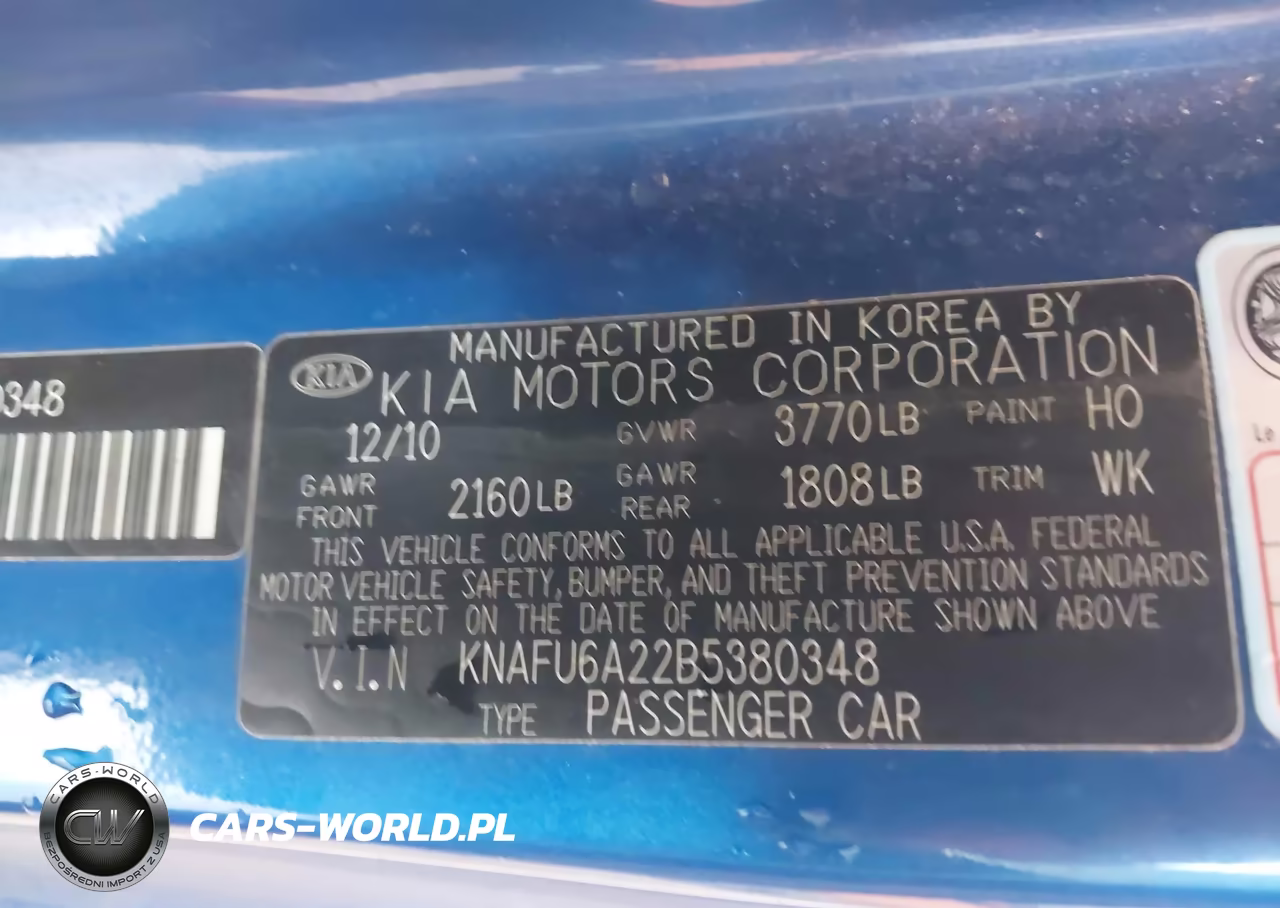 2011 Kia Forte Koup Ex VIN:KNAFU6A22B5380348 - 9