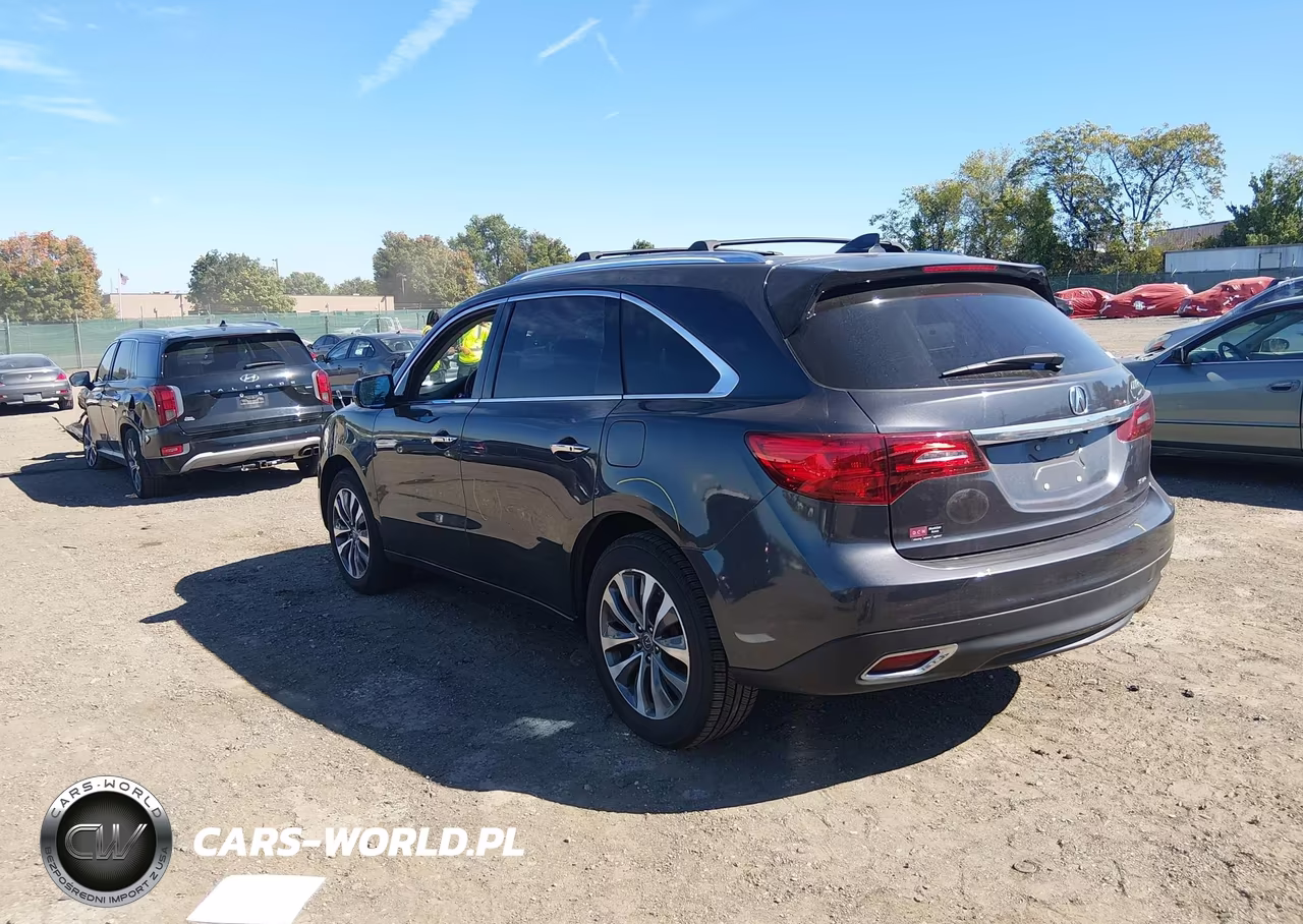 2016 Acura Mdx Technology Acurawatch Plus Packages-Technology Package VIN:5FRYD4H4XGB057953 - 3
