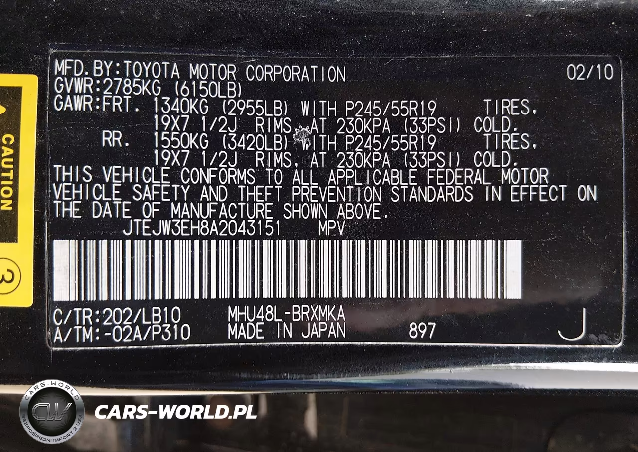 2010 Toyota Highlander Hybrid Limited V6 VIN:JTEJW3EH8A2043151 - 9