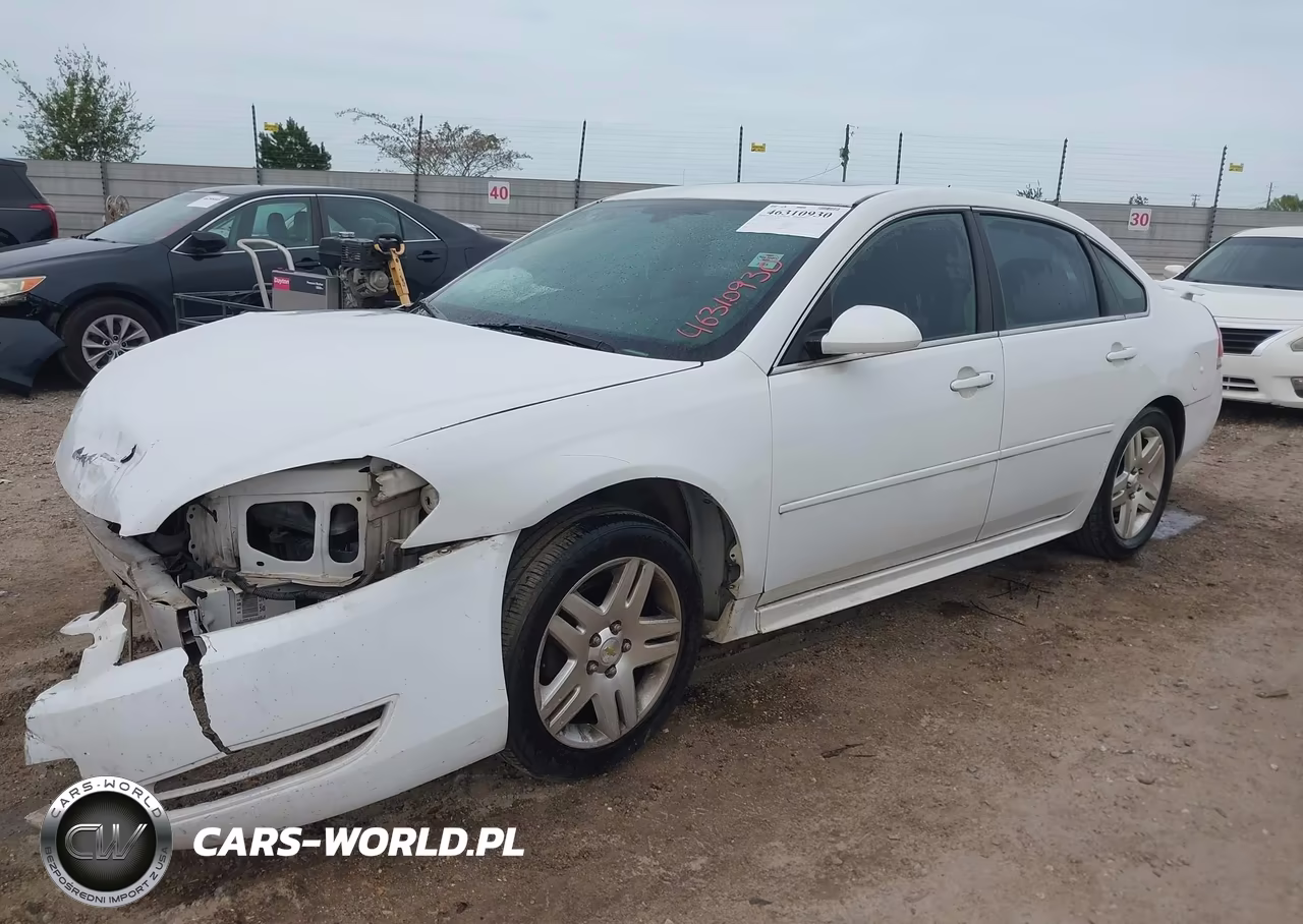 2012 Chevrolet Impala Lt VIN:2G1WG5E37C1126590 - 2