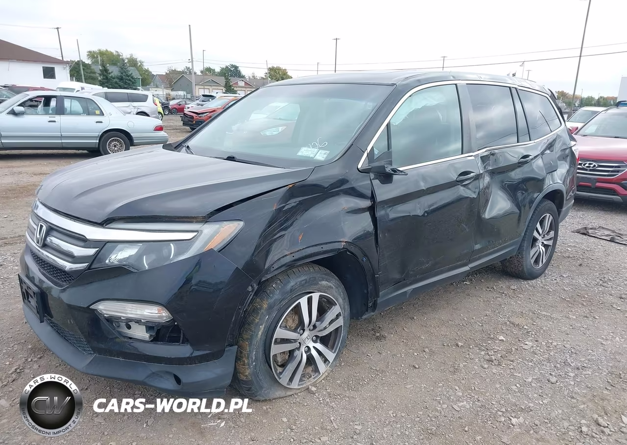 2016 Honda Pilot Ex-L VIN:5FNYF6H56GB010337 - 2