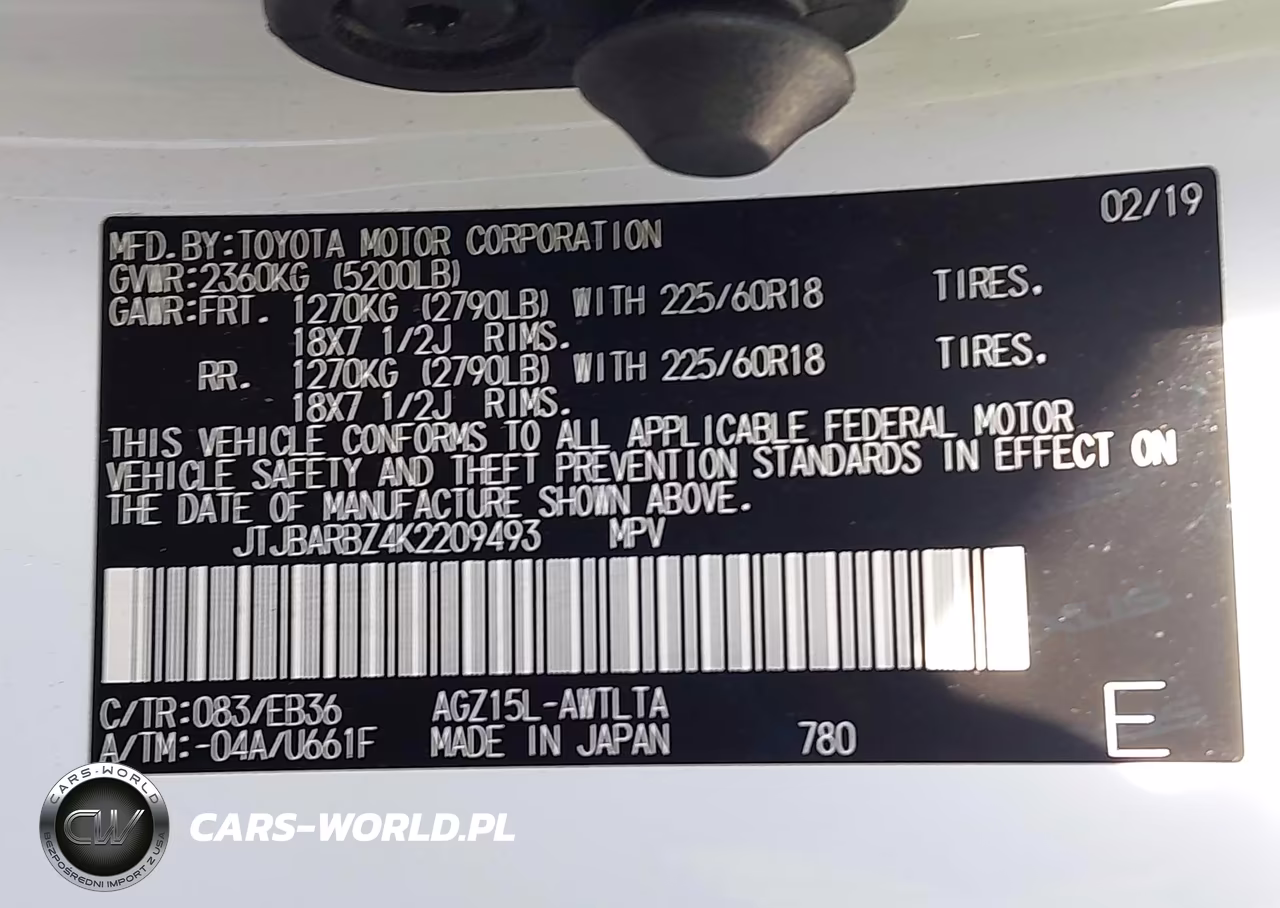 2019 Lexus Nx 300 F Sport VIN:JTJBARBZ4K2209493 - 9