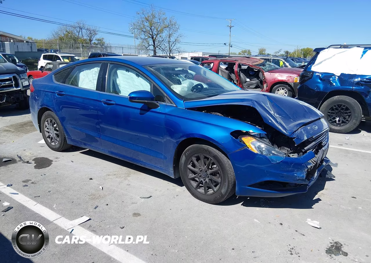 2017 Ford Fusion S VIN:3FA6P0G77HR162086 - 1