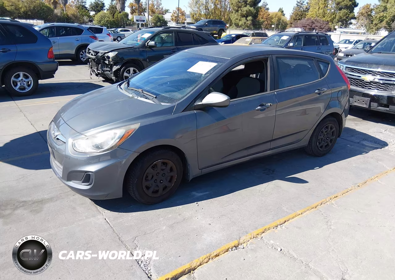 2012 Hyundai Accent Gs VIN:KMHCT5AE1CU046229 - 2