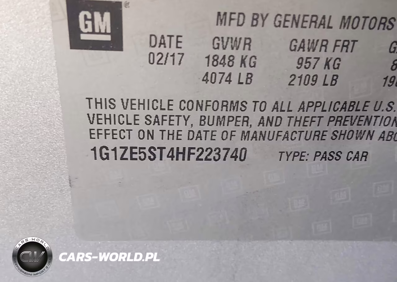 2017 Chevrolet Malibu 1Lt VIN:1G1ZE5ST4HF223740 - 9