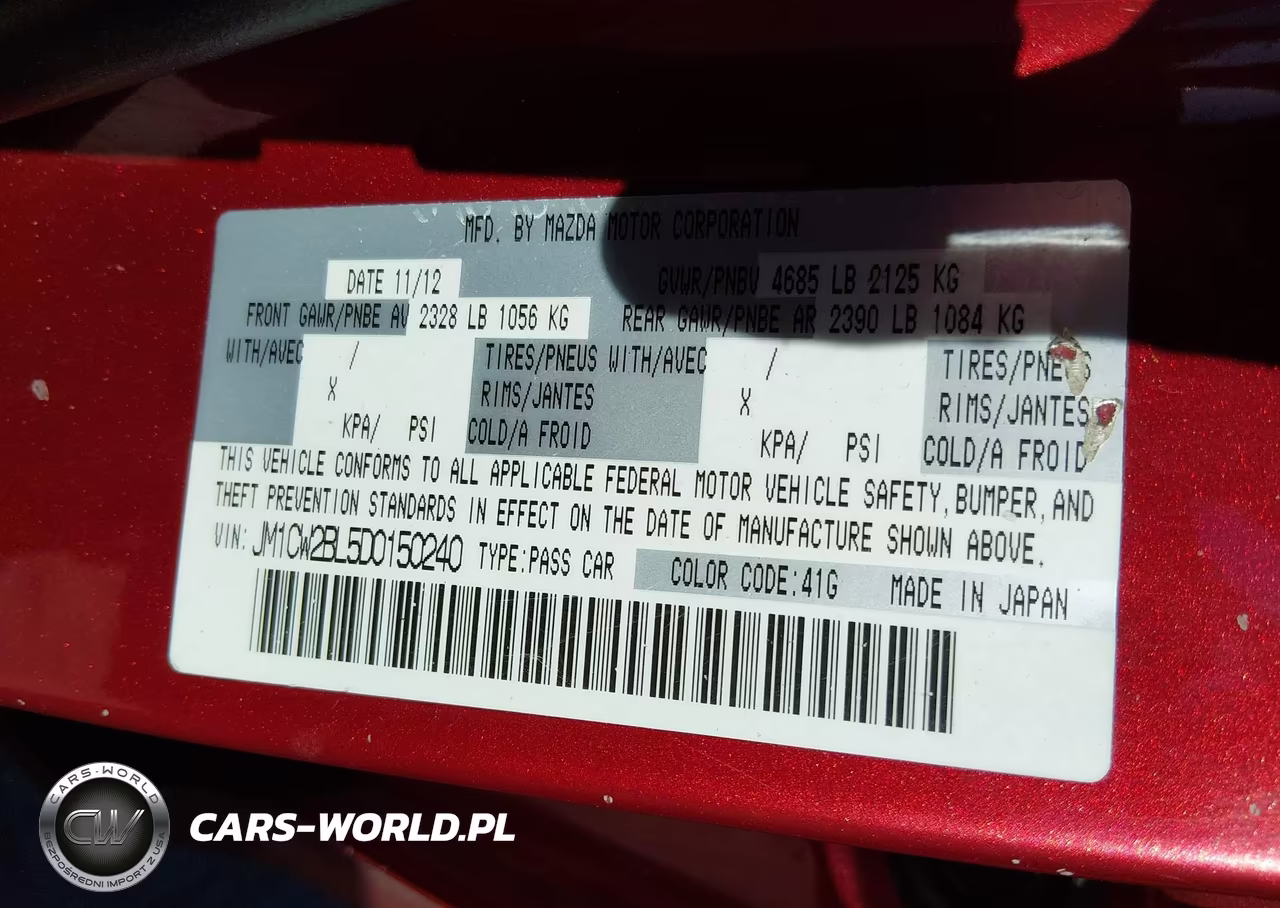 2013 Mazda Mazda5 Sport VIN:JM1CW2BL5D0150240 - 9