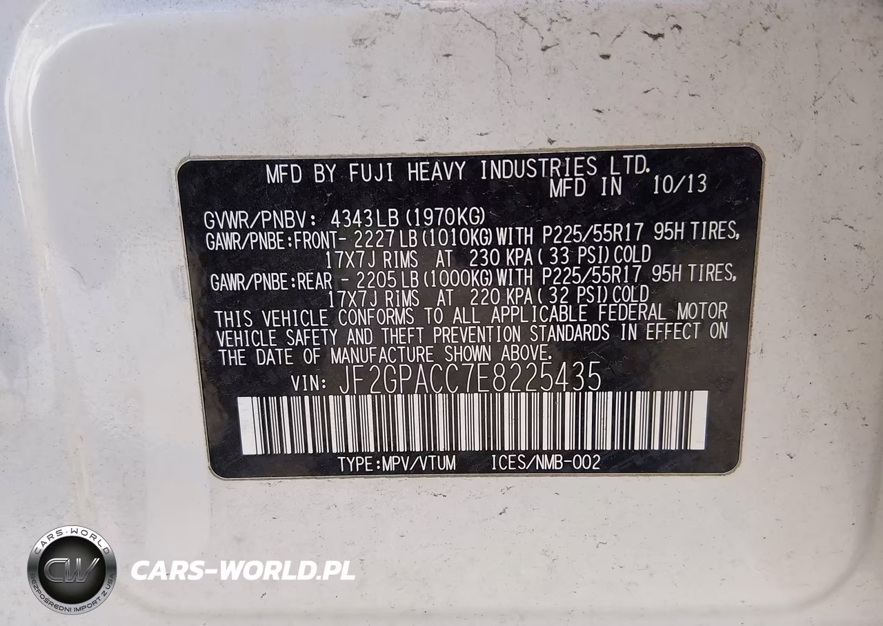 2014 Subaru Xv Crosstrek 2.0I Premium VIN:JF2GPACC7E8225435 - 9