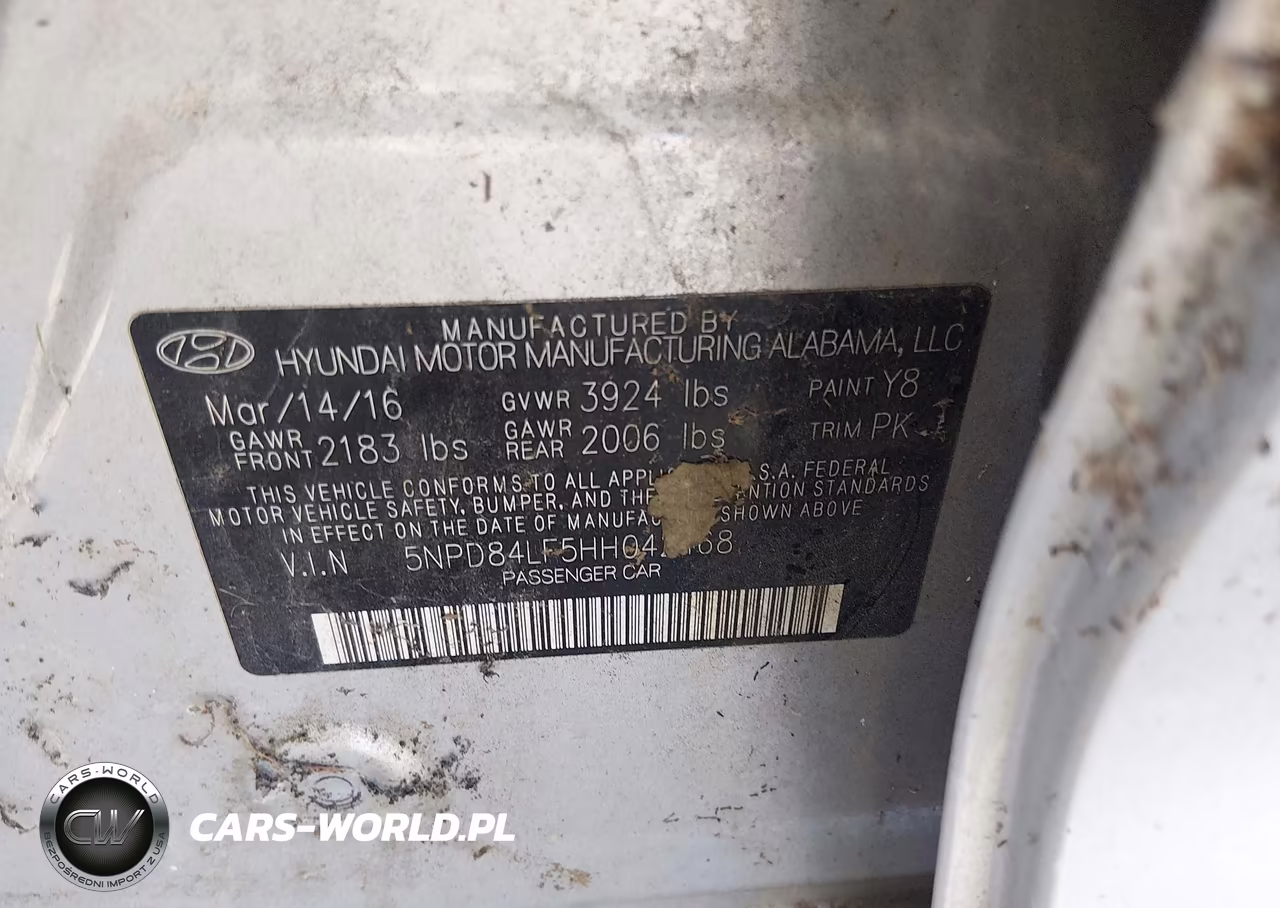 2017 Hyundai Elantra Se VIN:5NPD84LF5HH042468 - 9