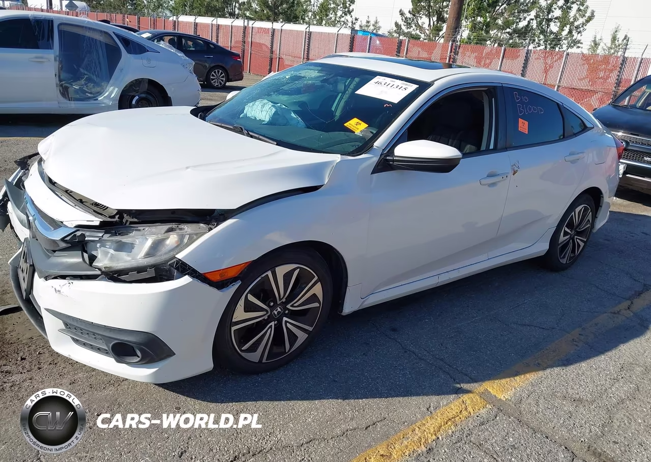 2017 Honda Civic Ex-T VIN:19XFC1F37HE203656 - 2