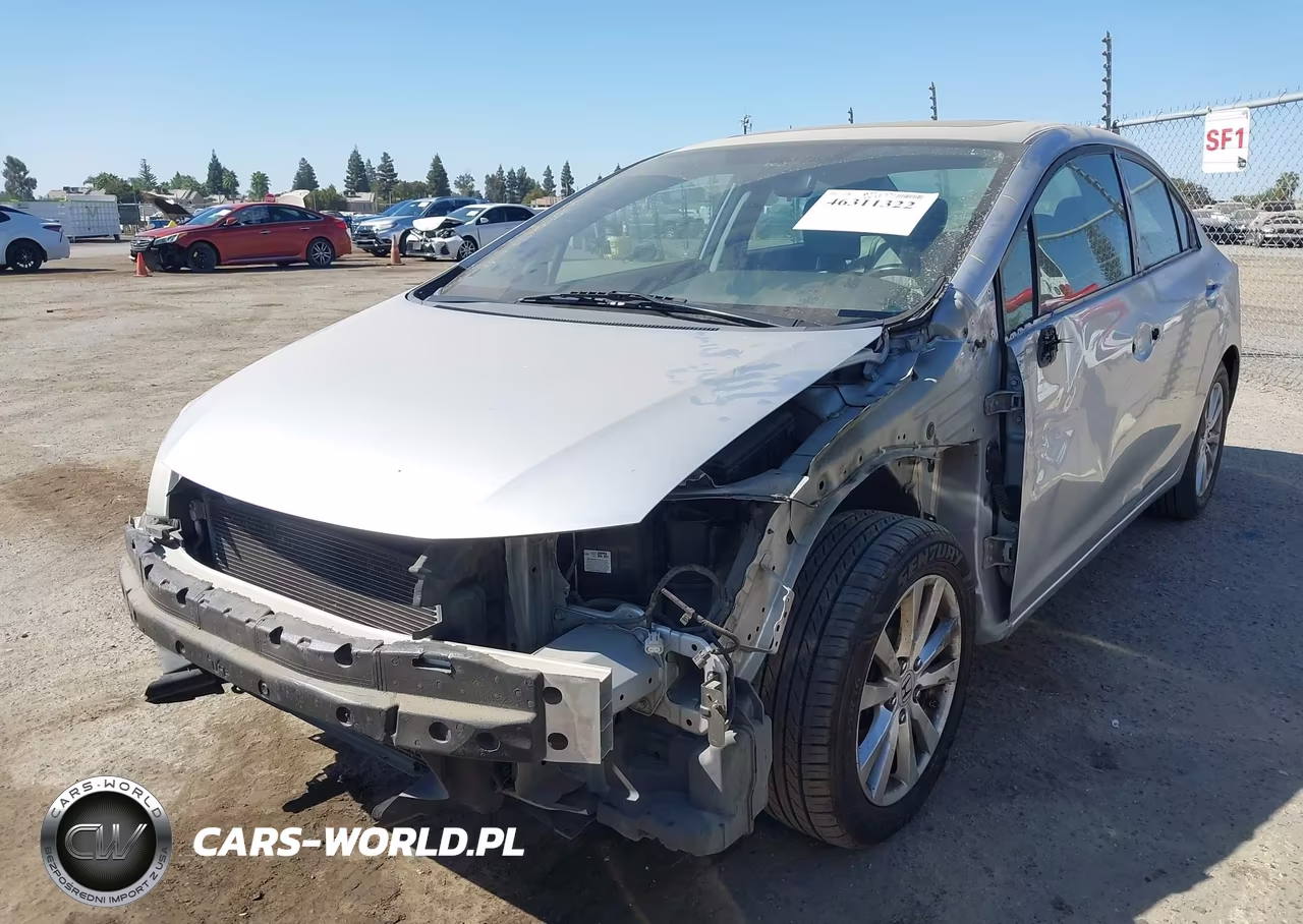 2012 Honda Civic Ex-L VIN:19XFB2F95CE366277 - 2
