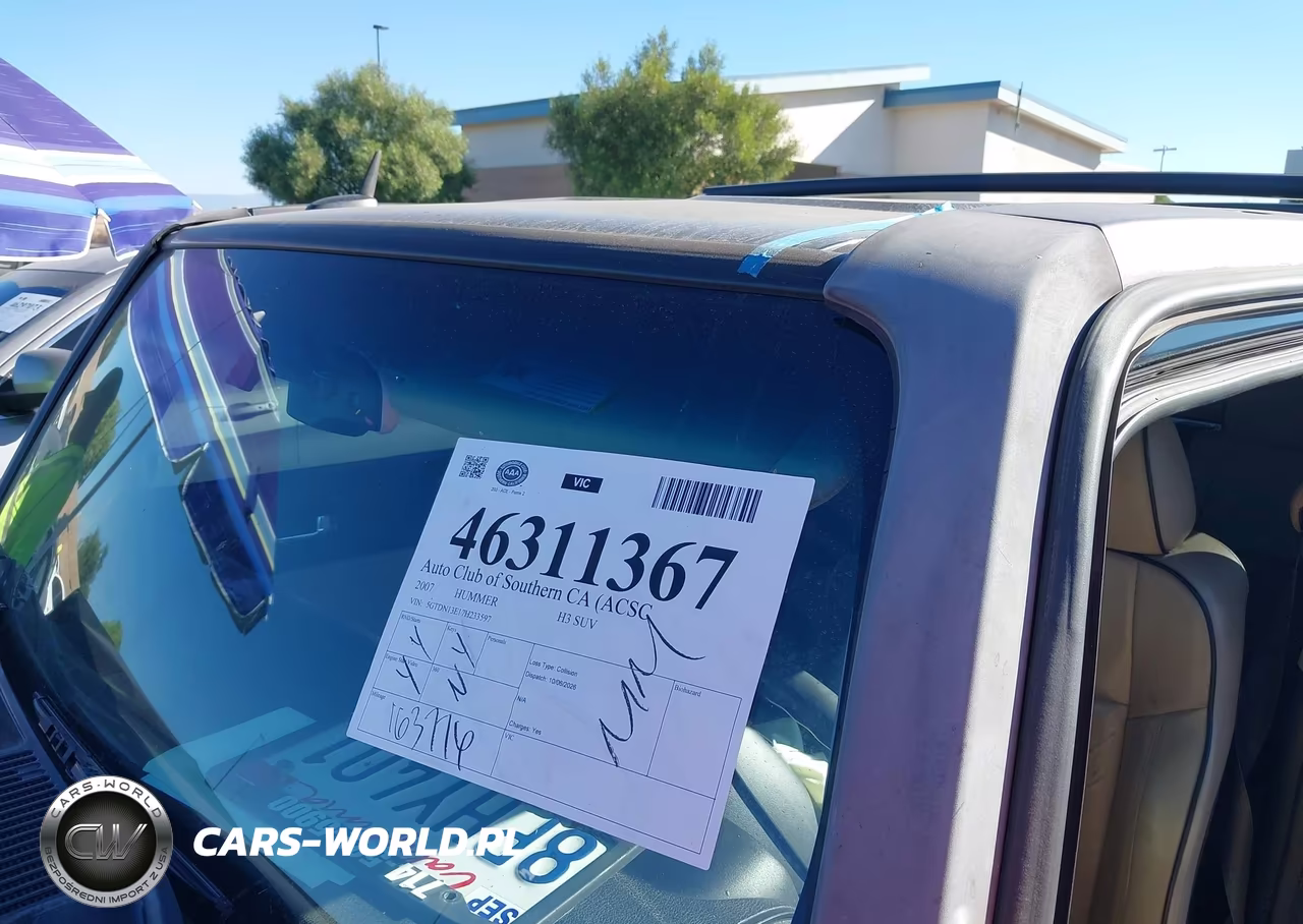 2007 Hummer H3 Suv VIN:5GTDN13E17H233597 - 13
