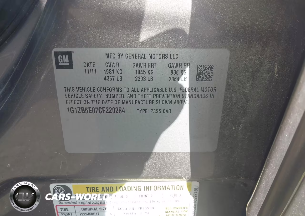 2012 Chevrolet Malibu Ls VIN:1G1ZB5E07CF220284 - 9