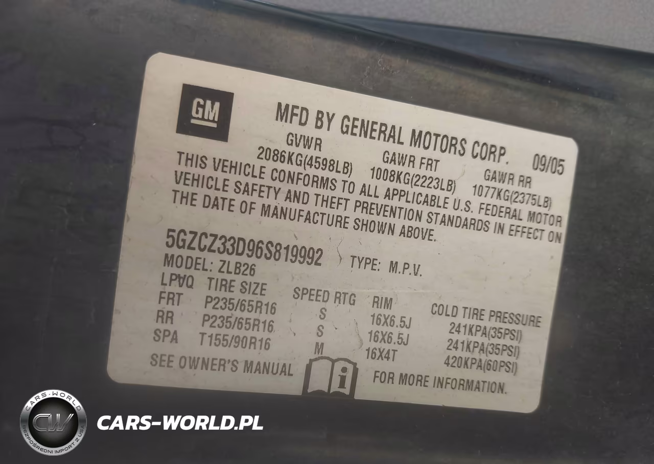 2006 Saturn Vue 4 Cyl VIN:5GZCZ33D96S819992 - 9
