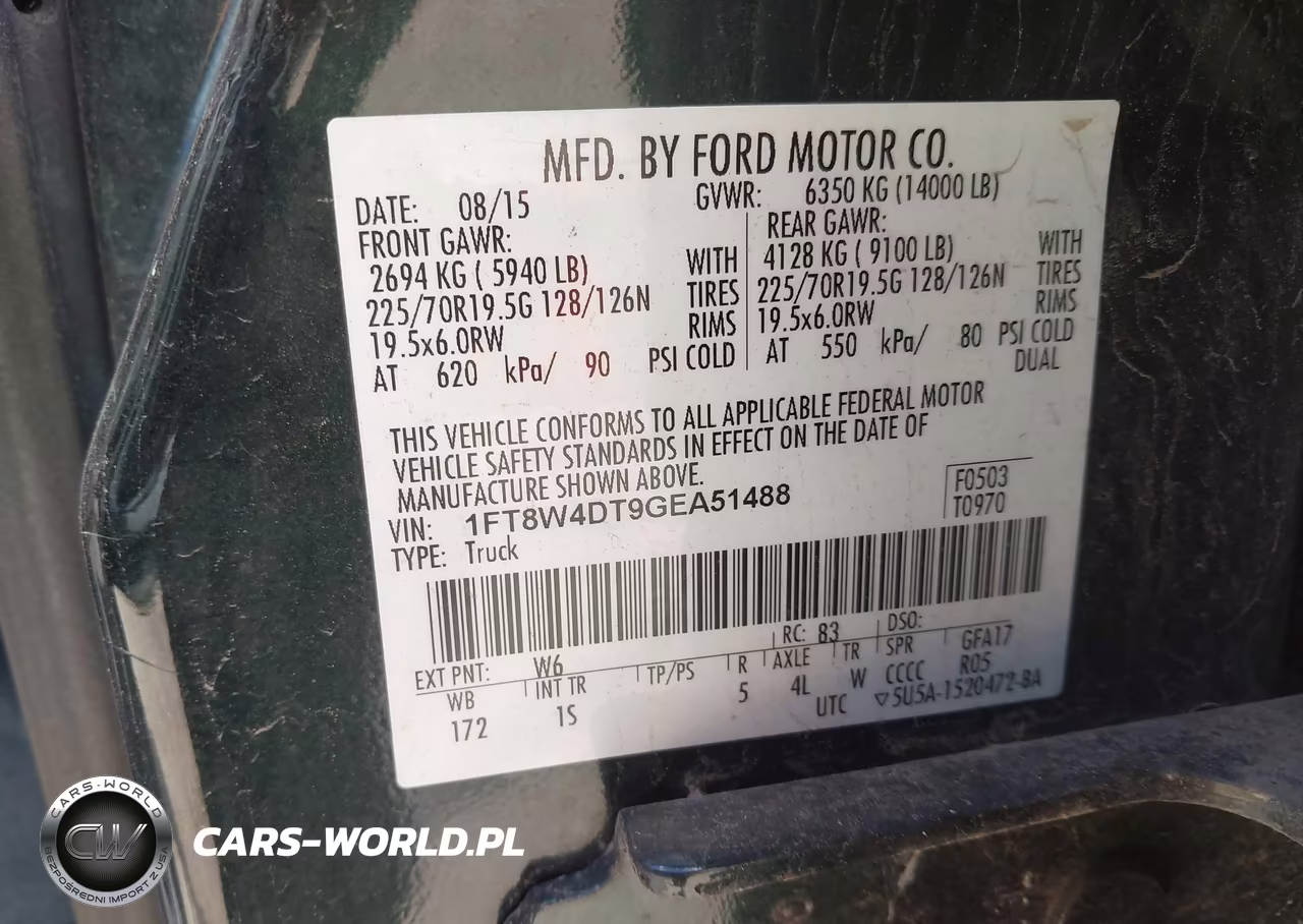 2016 Ford F-450 Xl VIN:1FT8W4DT9GEA51488 - 9