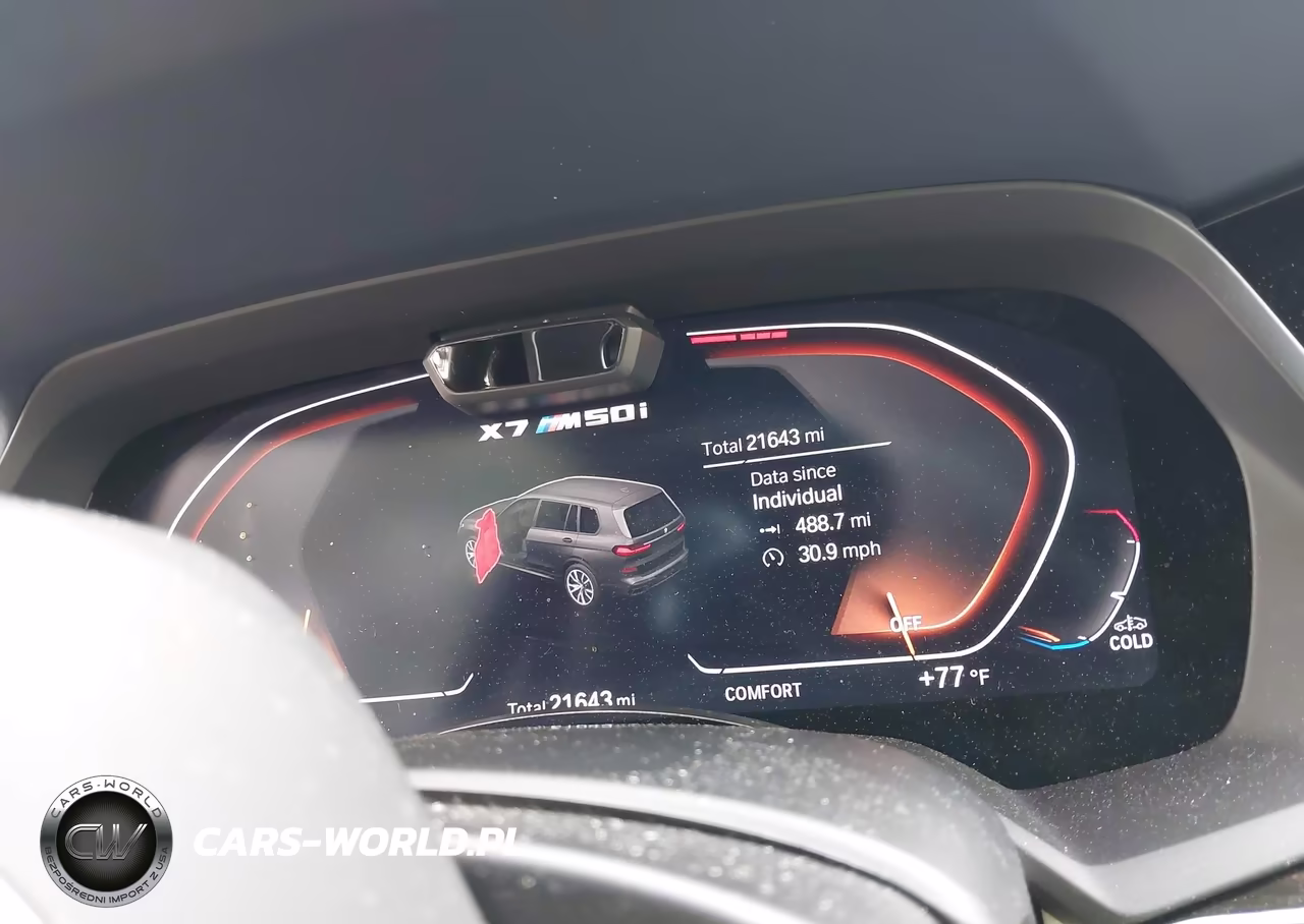 2021 BMW X7 M50I VIN:5UXCX6C06M9H30862 - 7