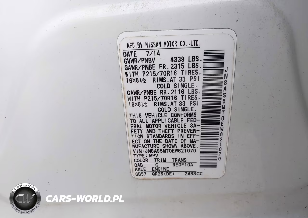 2014 Nissan Rogue Select S VIN:JN8AS5MT0EW621070 - 9