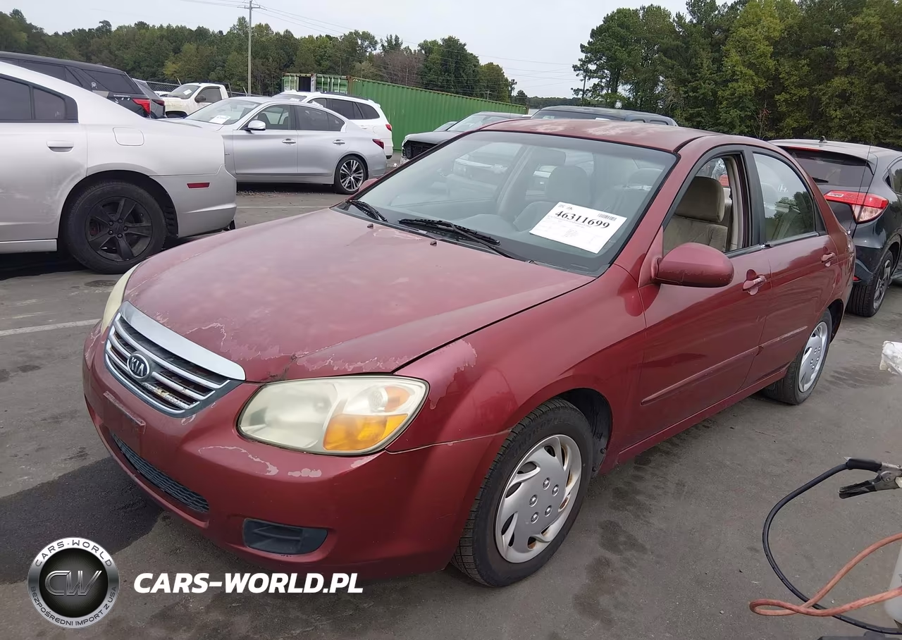 2007 Kia Spectra Ex VIN:KNAFE121575419737 - 2