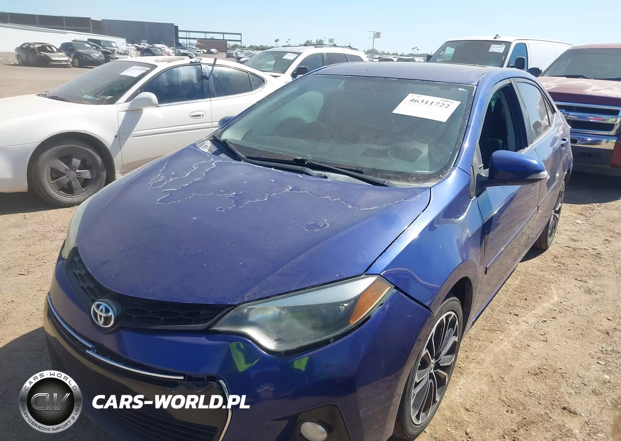 2014 Toyota Corolla S Plus VIN:5YFBURHE8EP078654 - 2