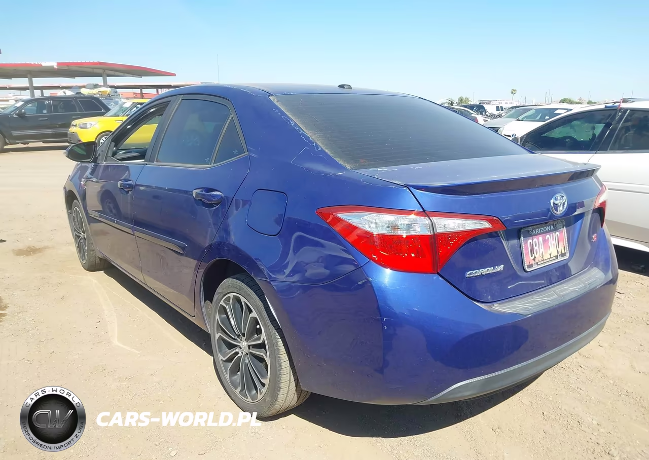 2014 Toyota Corolla S Plus VIN:5YFBURHE8EP078654 - 3