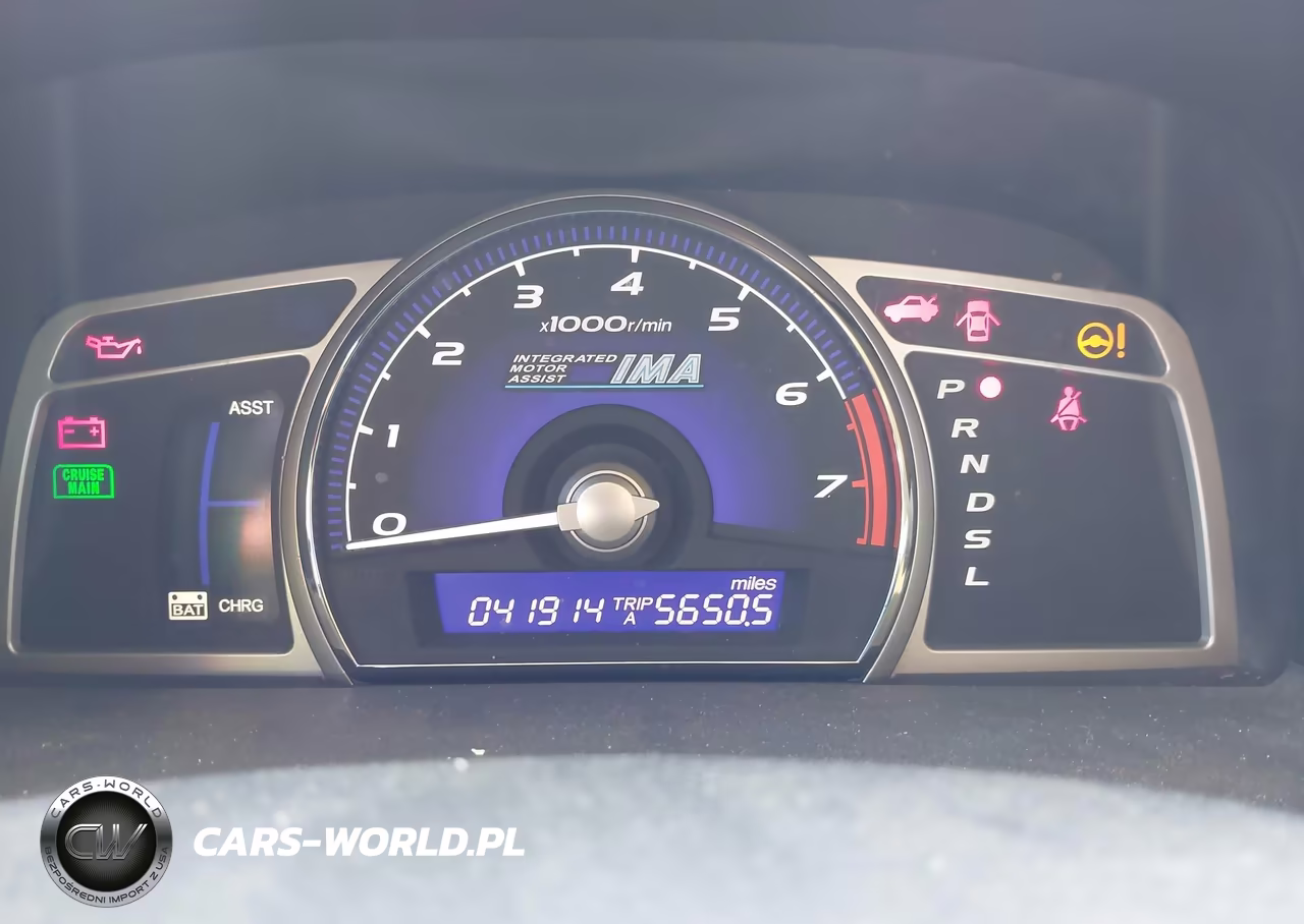2007 Honda Civic Hybrid VIN:JHMFA362X7S014390 - 7