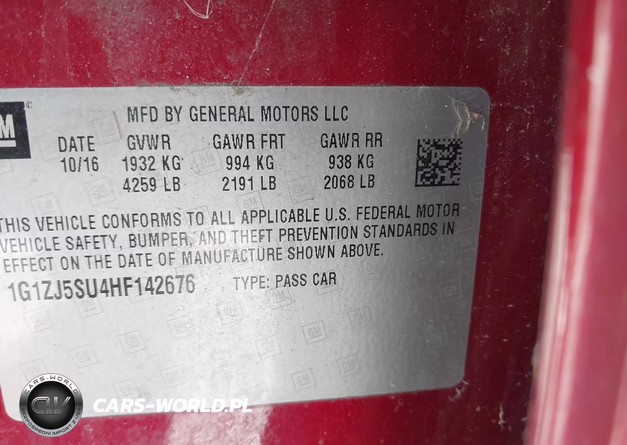 2017 Chevrolet Malibu Hybrid VIN:1G1ZJ5SU4HF142676 - 9