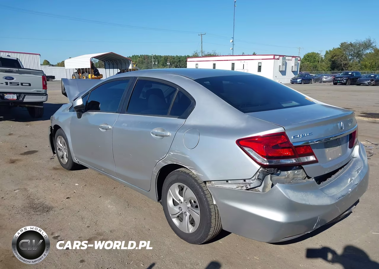 2013 Honda Civic Lx VIN:19XFB2F51DE205052 - 3