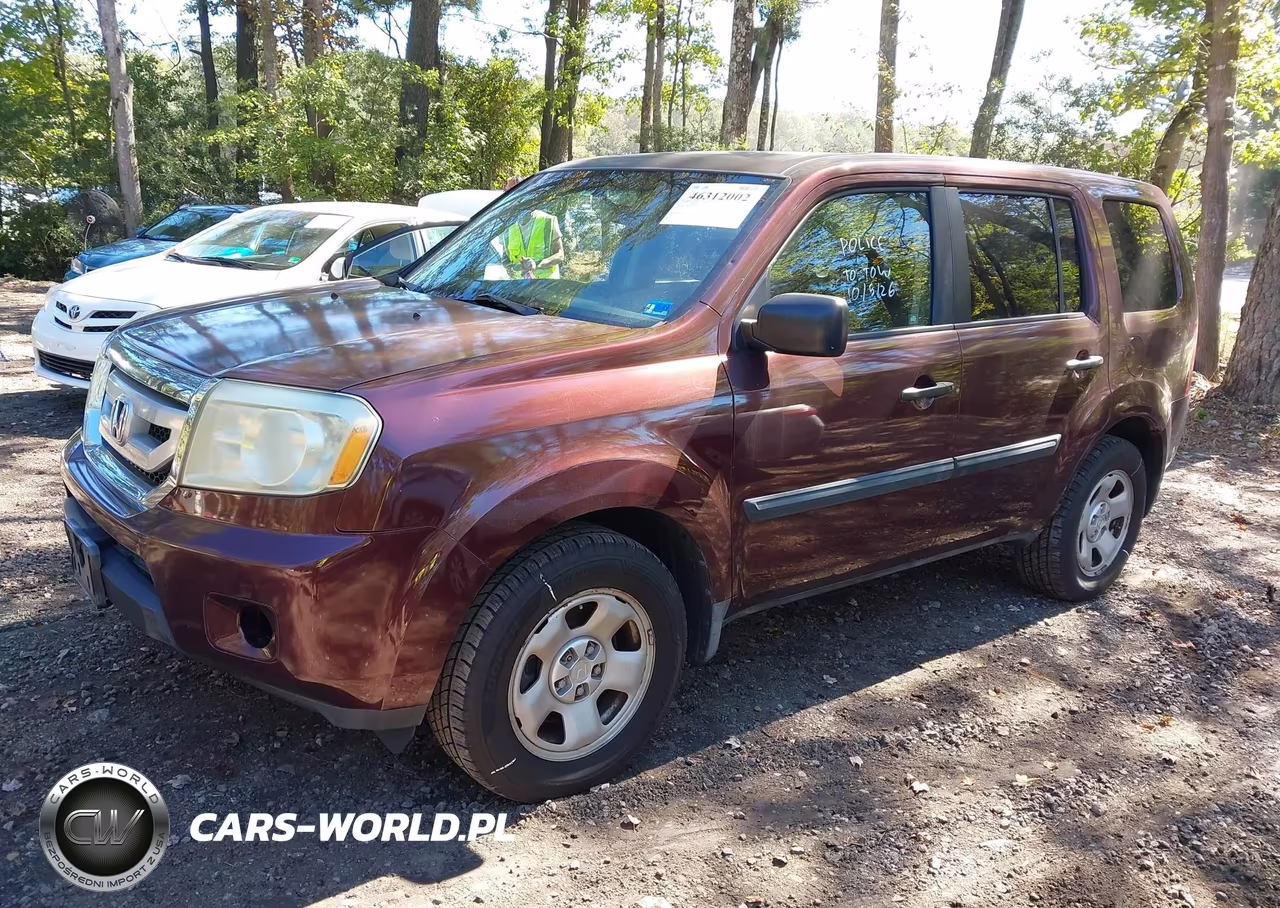 2010 Honda Pilot Lx VIN:5FNYF4H24AB027767 - 2