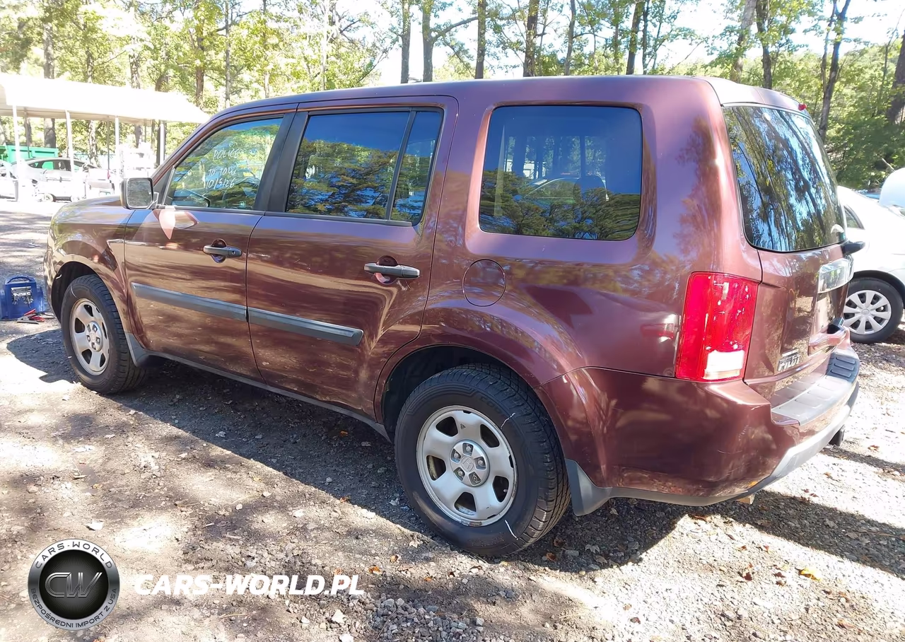 2010 Honda Pilot Lx VIN:5FNYF4H24AB027767 - 3