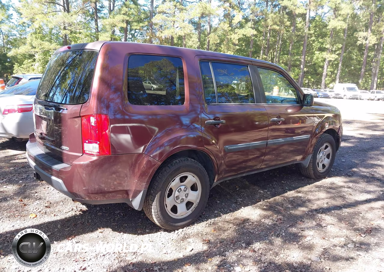 2010 Honda Pilot Lx VIN:5FNYF4H24AB027767 - 4