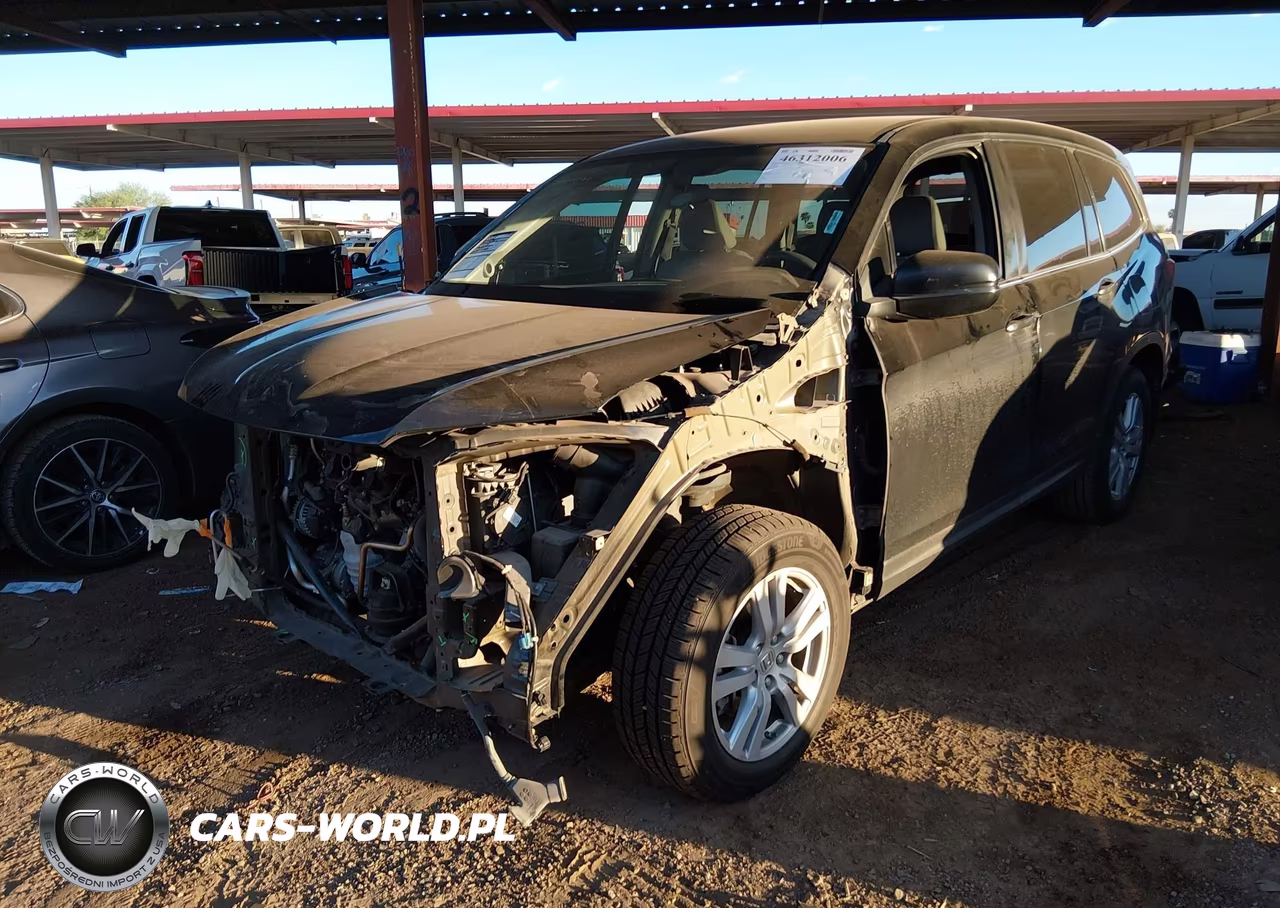 2018 Honda Pilot Lx VIN:5FNYF5H19JB025719 - 2