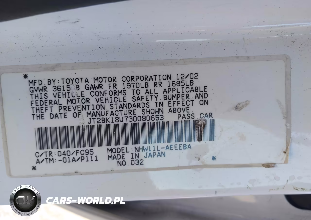 2003 Toyota Prius VIN:JT2BK18U730080653 - 9