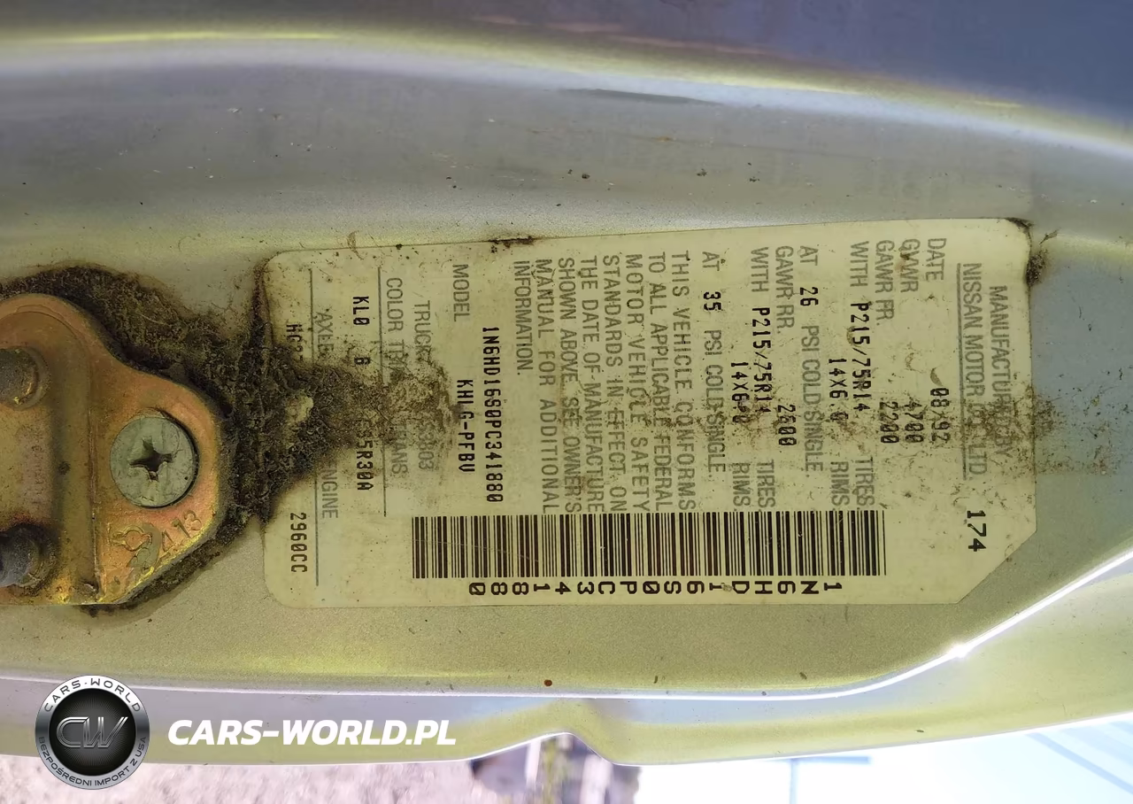 1993 Nissan Truck King Cab Se VIN:1N6HD16S0PC341880 - 9