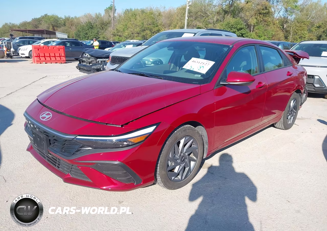 2025 Hyundai Elantra Hybrid Blue VIN:KMHLM4DJ1SU178521 - 2