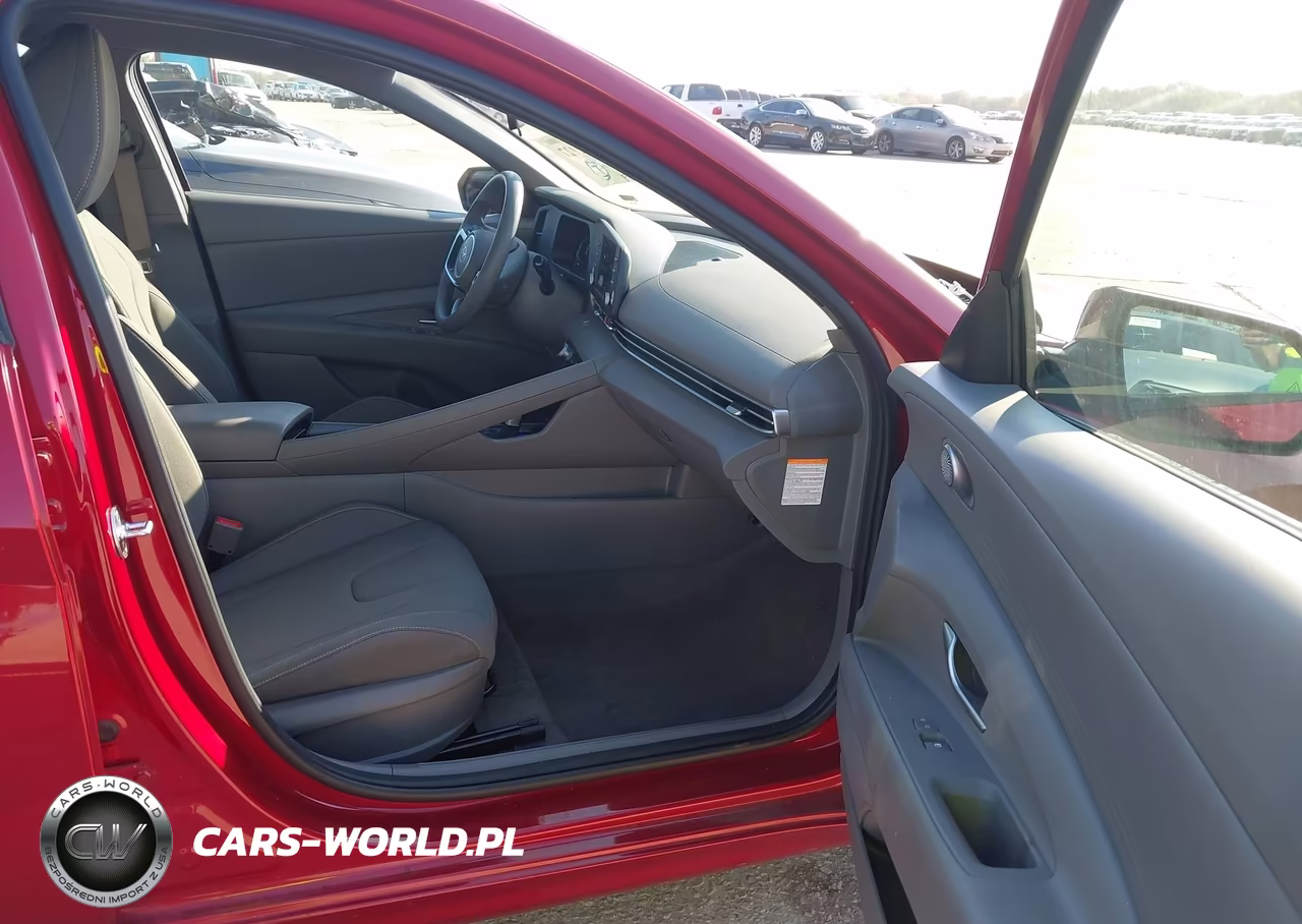 2025 Hyundai Elantra Hybrid Blue VIN:KMHLM4DJ1SU178521 - 5
