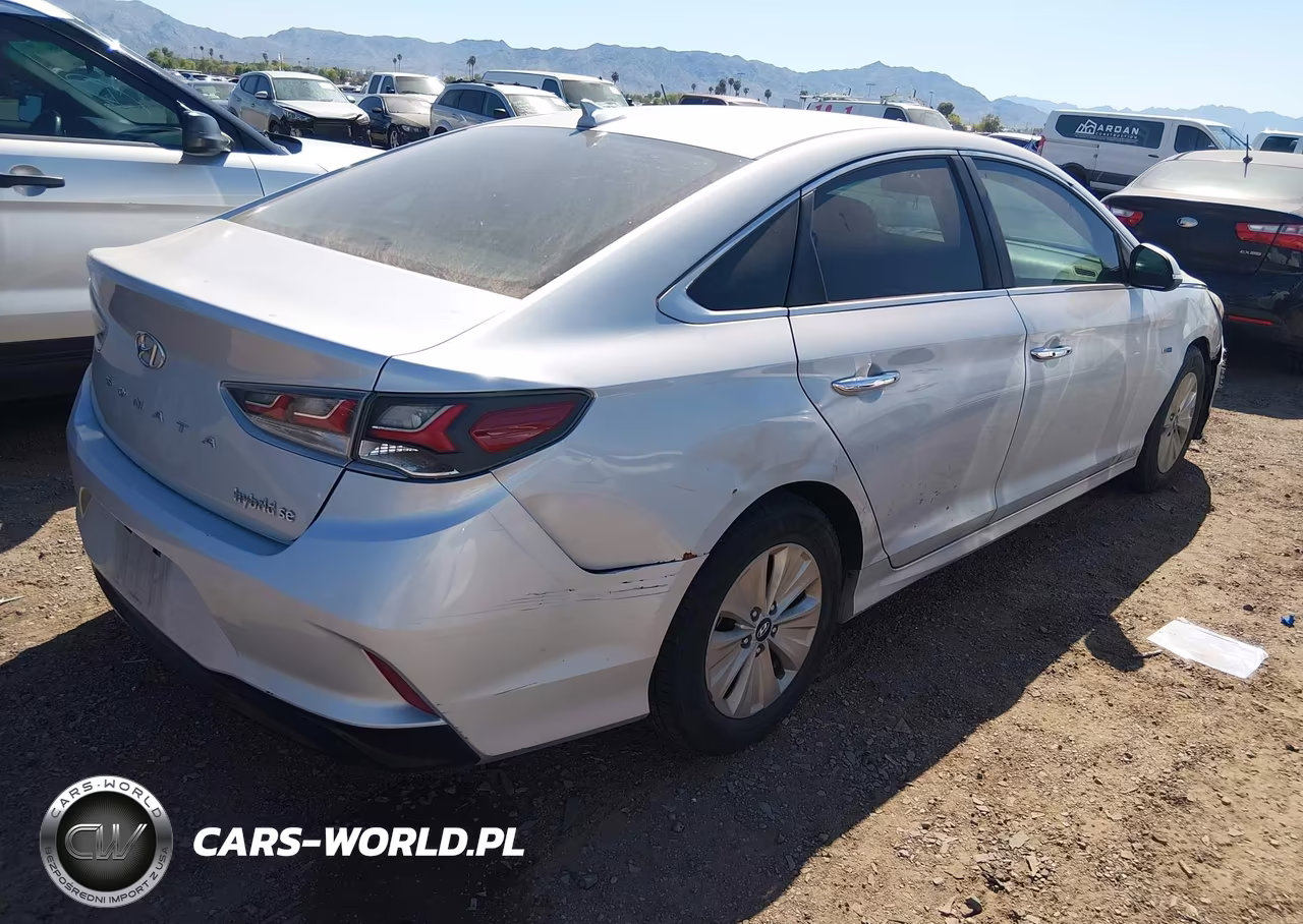2019 Hyundai Sonata Hybrid Se VIN:KMHE24L36KA084539 - 4