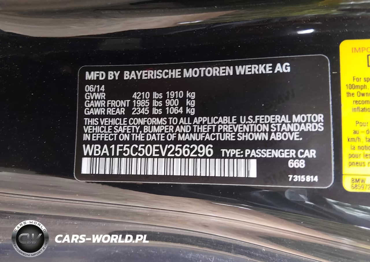 2014 BMW 228I VIN:WBA1F5C50EV256296 - 9