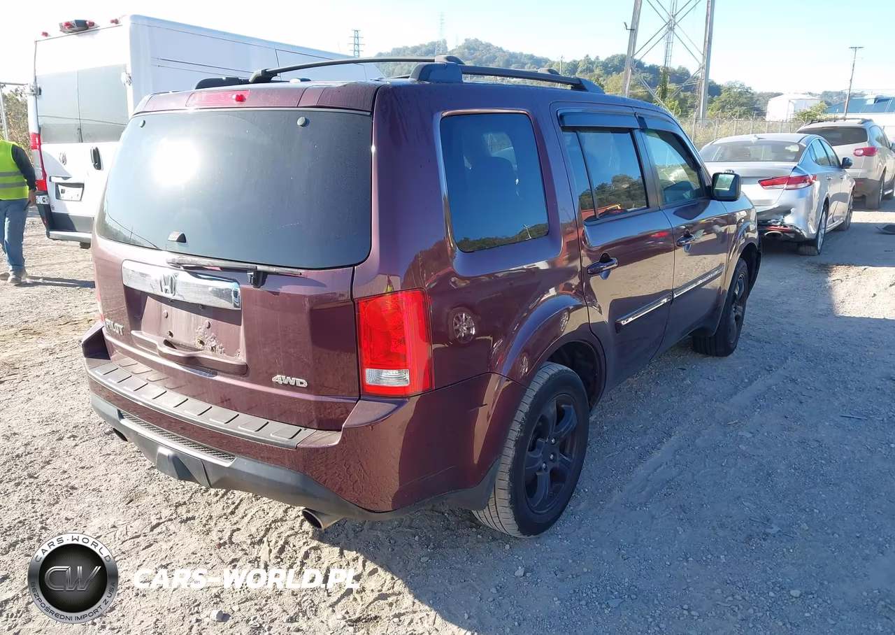 2012 Honda Pilot Ex-L VIN:5FNYF4H56CB034880 - 4