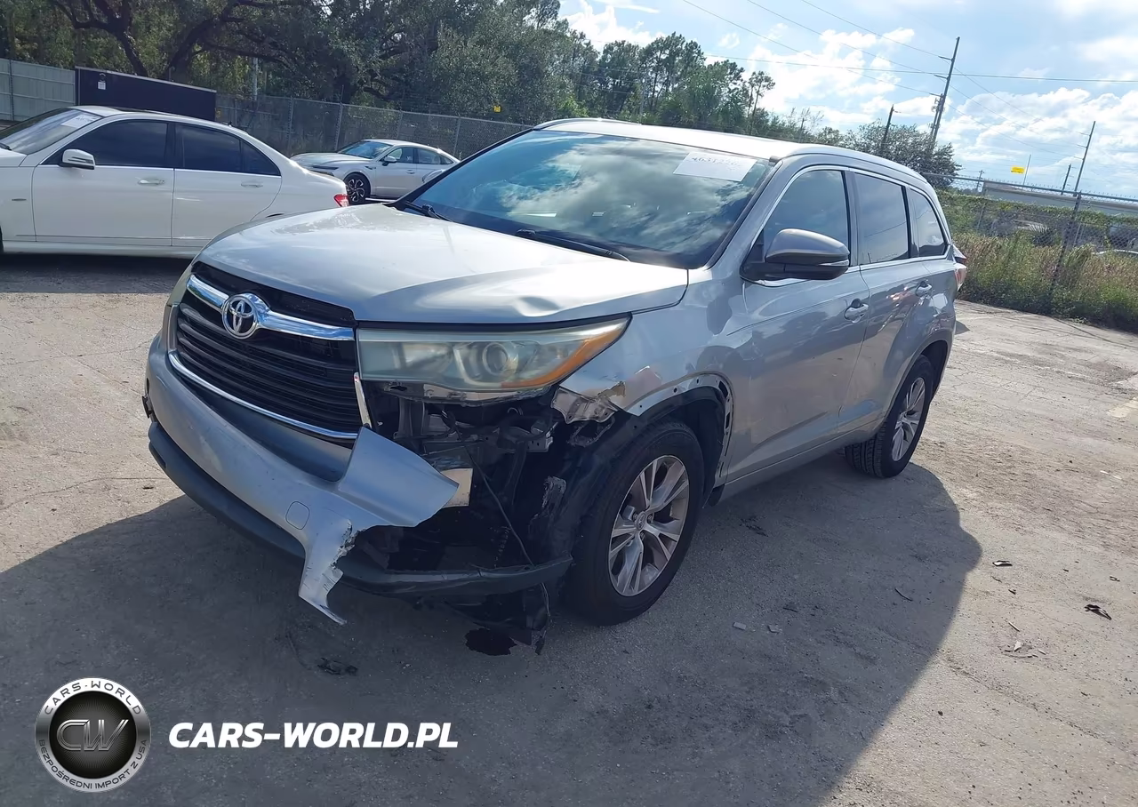 2015 Toyota Highlander Xle V6 VIN:5TDKKRFH4FS089212 - 2